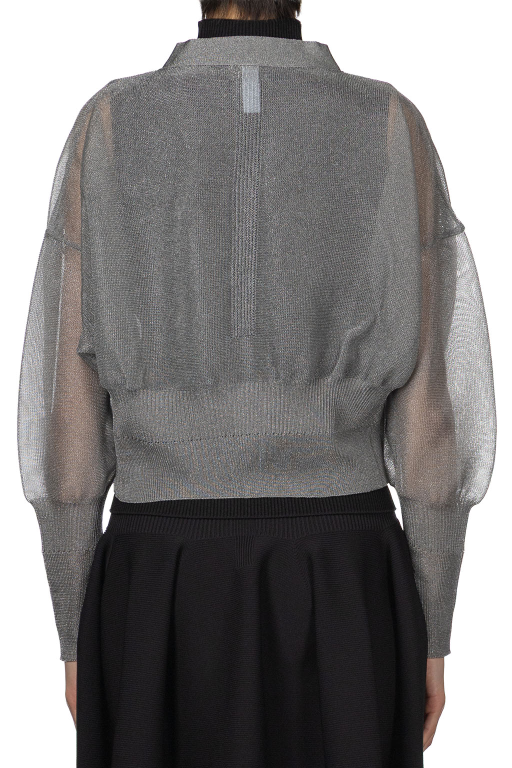 CFCL - Garter Lucent Cropped Cardigan - Steel Grey
